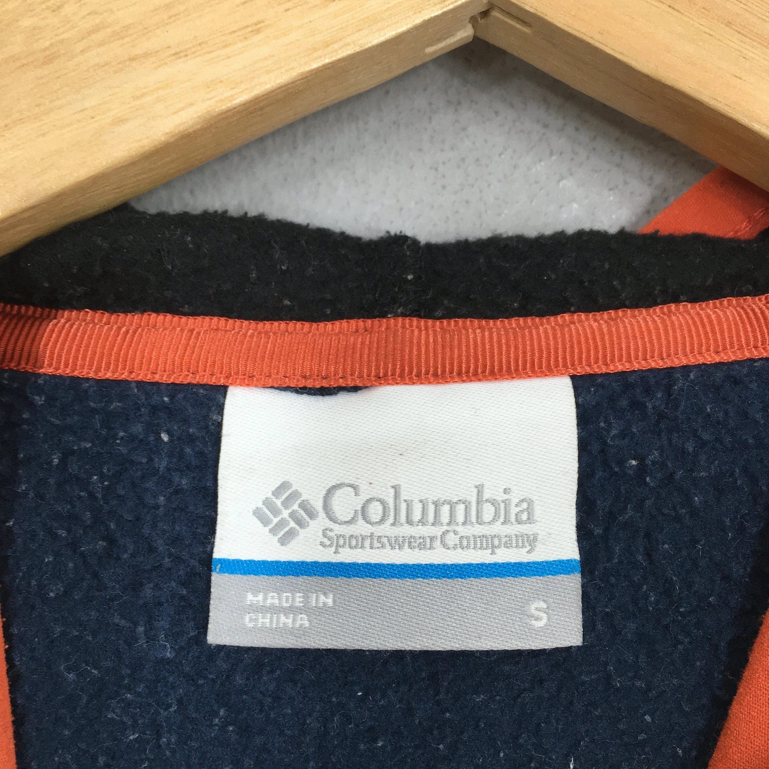 Y2K Columbia Multicolor Fleece Hoodies Small