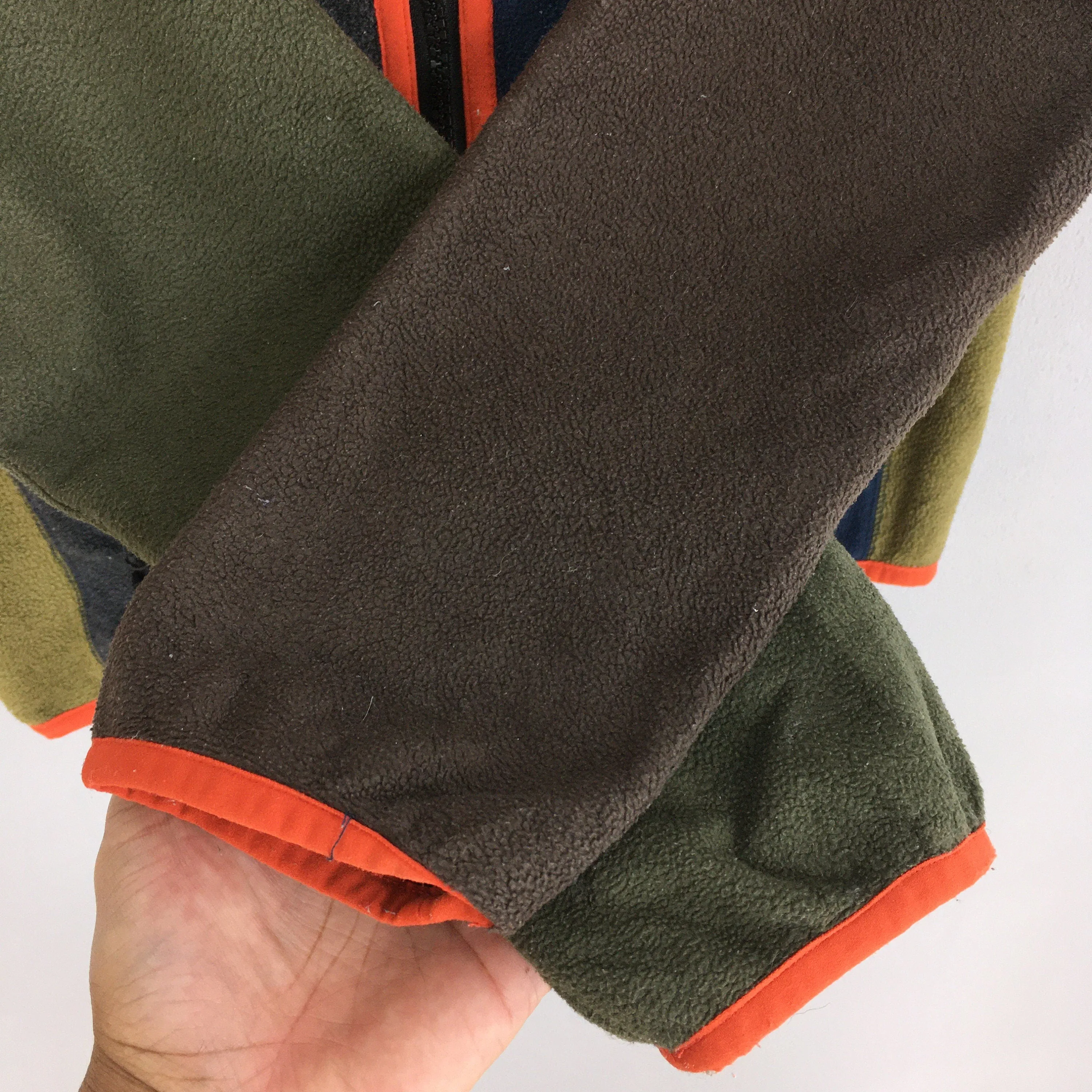 Y2K Columbia Multicolor Fleece Hoodies Small