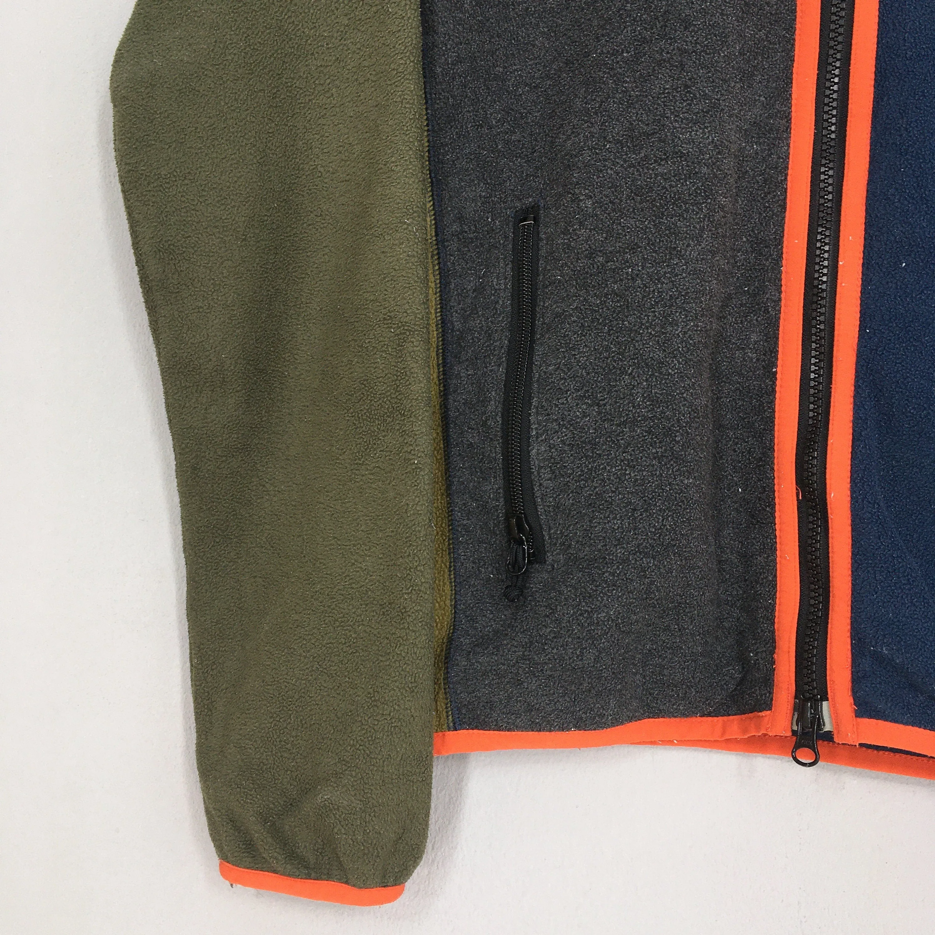 Y2K Columbia Multicolor Fleece Hoodies Small