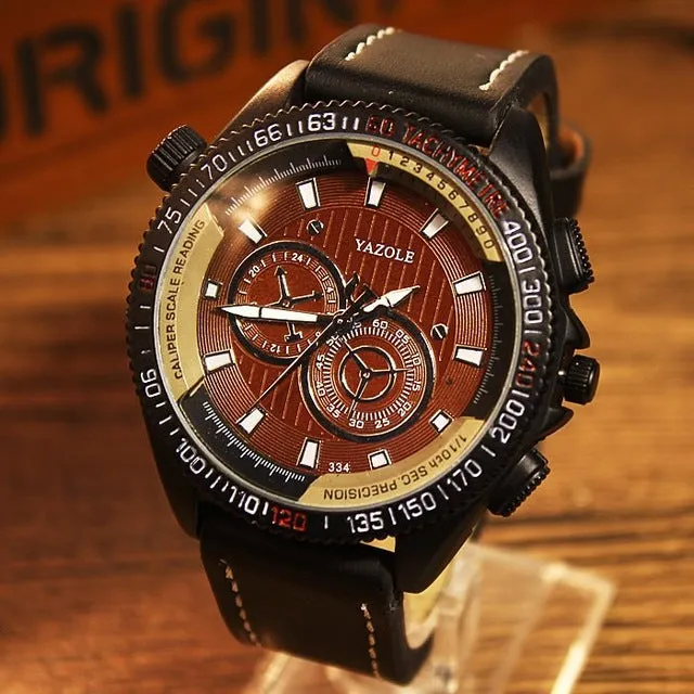 YAZOLE Men Watches Luxury Casual 2017 Men's Watch Analog Military Army Sports Watch Quartz Male whatch men Relogio Masculino C