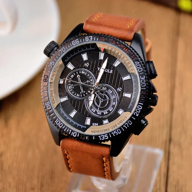 YAZOLE Men Watches Luxury Casual 2017 Men's Watch Analog Military Army Sports Watch Quartz Male whatch men Relogio Masculino C