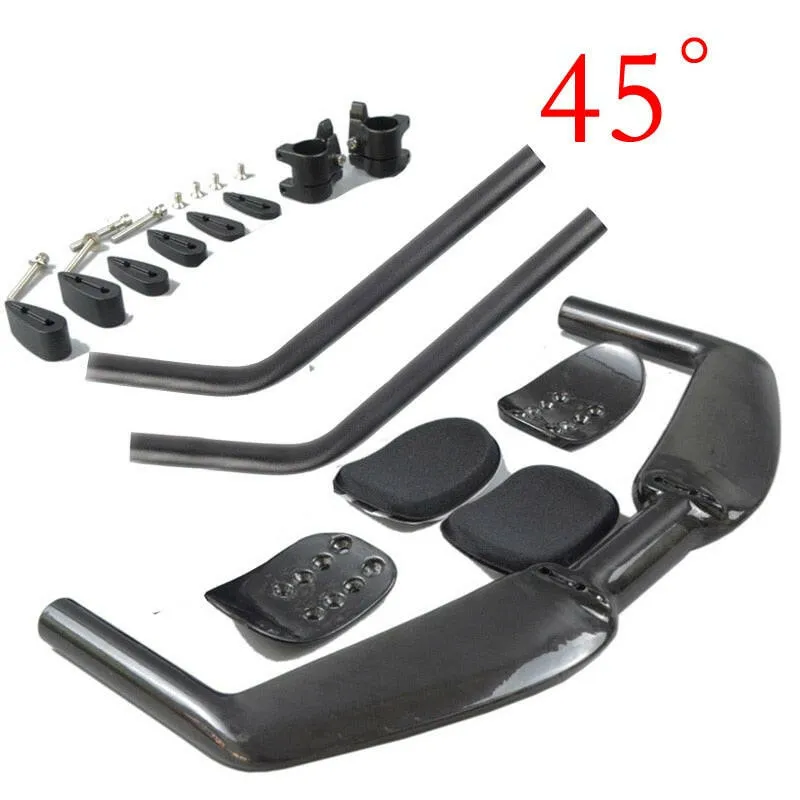 ZNIINO  NO LOGO TT handlebar bike parts Cycling bicycle accessories new full carbon road handlebar rest bar ends 31.8mm 638g